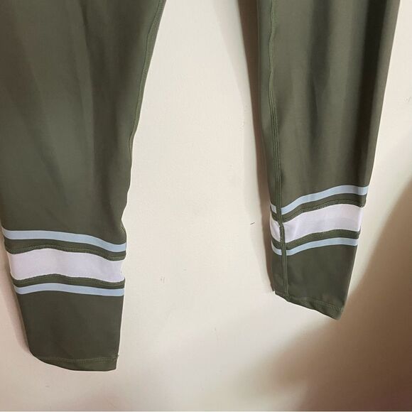 ZYIA Active Army Green Mesh Light N Tight High Rise Leggings Size Small - Picture 6 of 6